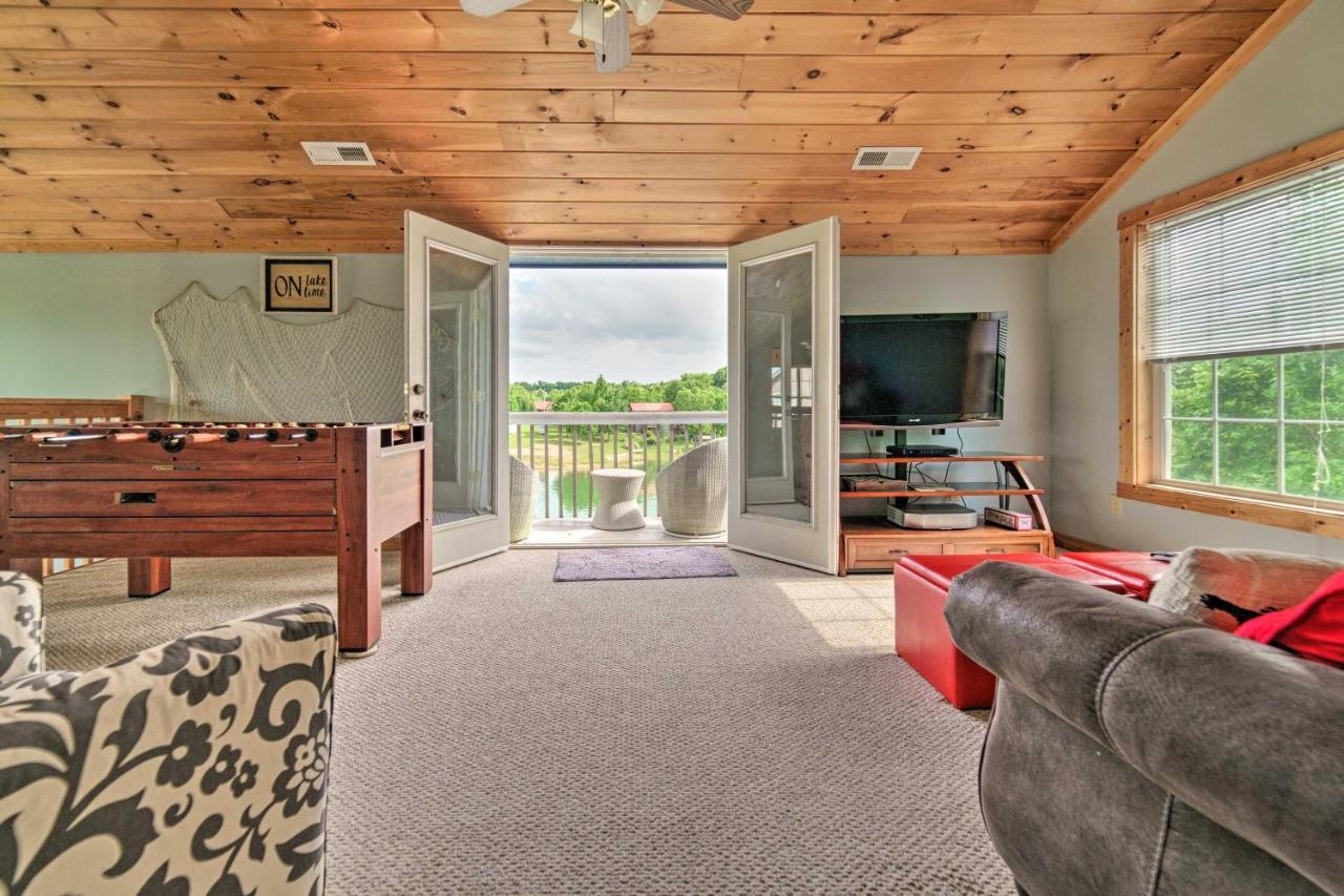 Sevierville Lake House With Deck And Foosball Table! Ngoại thất bức ảnh